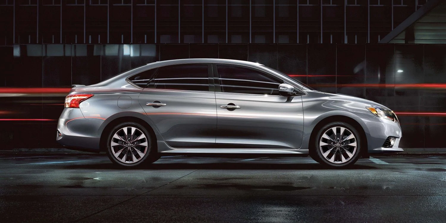 2019 Nissan Sentra Gray Side Parked Exterior